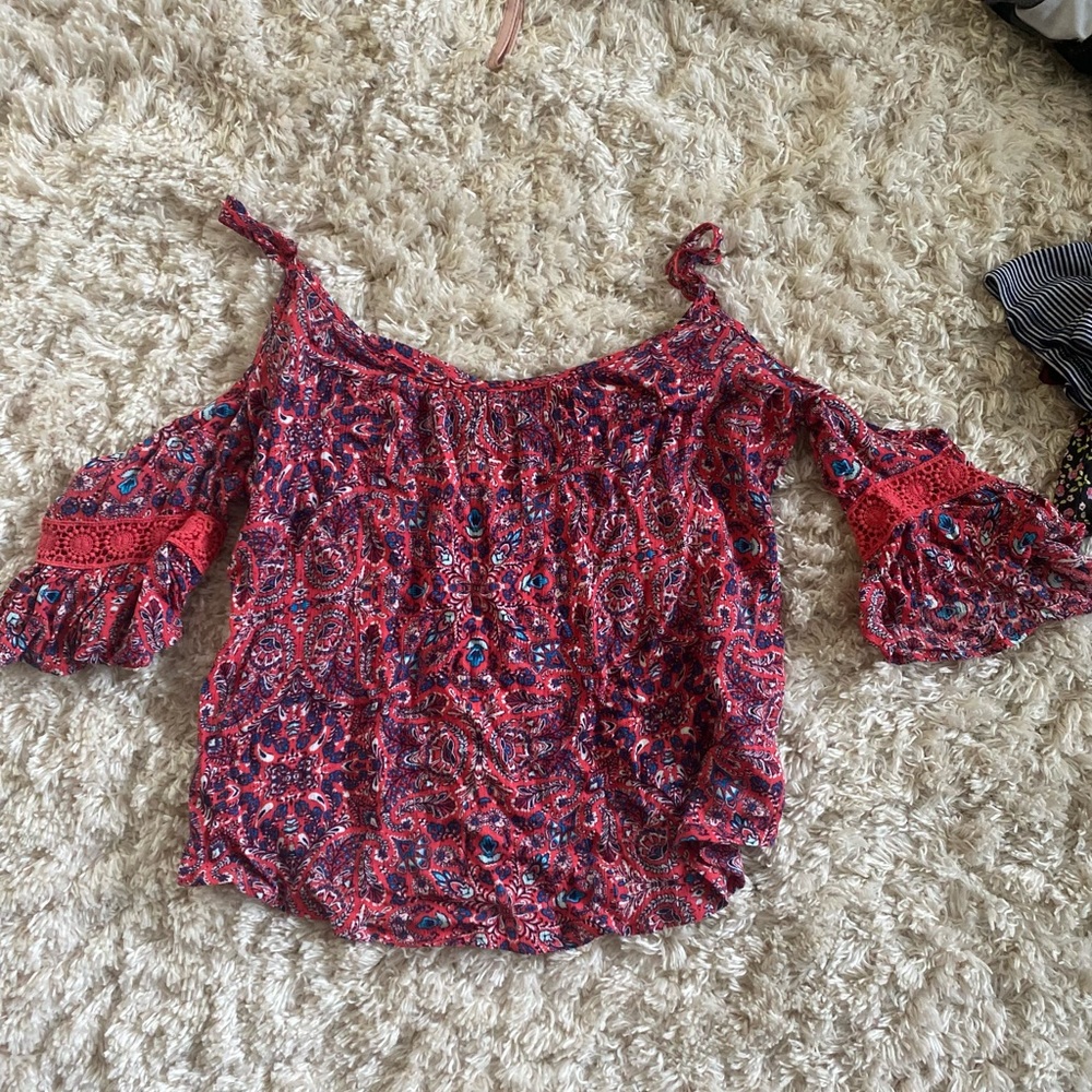 Junior Girls Flowy Shirt